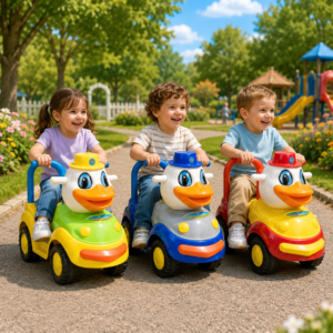 Friendly Duck Series Ride-On Push Car (2-4 Years)