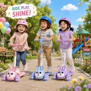 Bunny Adventure LED 3-Wheel Scooter (3+ Years)