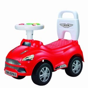 Deluxe Manual Ride-On Toy Car (2-4 Years)