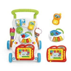 3-in-1 Baby Learning Walker & Interactive Activity Center (0-24 Months)