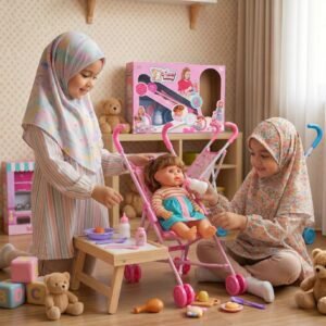 Smart Baby Deluxe Doll & Stroller Set (2+ Years)