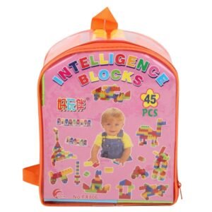 45pcs Intelligence Building Blocks Set with Portable Carry-Bag (3+ Years)
