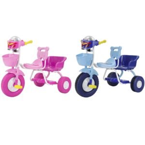 Premium Kids Dual-Seater Musical Tricycle (2-6 Years)