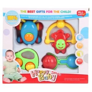 Happy Baby Rattle & Sensory Play Set (0-24 Months)
