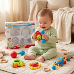 Happy Baby Rattle & Sensory Play Set (0-24 Months)