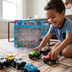 Offroad "Pull Back and Go" Monster Truck Set (3+ Years)