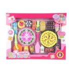 Deluxe 28-Piece Colorful Tableware) Pizza & Fast Food Play Set (3+ Years)