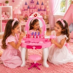 Glamor Mirror Vanity Dressing Table Set (4+ Years)