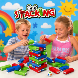 Interactive Stacking Tower Game for Kids (3+ Years)