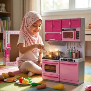 Modern Kitchen Playset – Happy Little Cooking Experience (3+ Years)