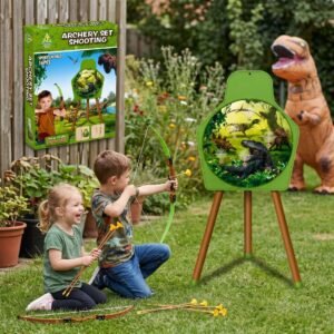 Dinosaur World Archery Shooting Set - 16-Piece Adventure Kit (3+ Years)