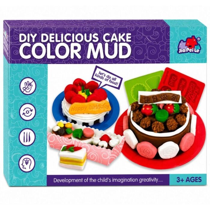 DIY Delicious Cake Color Mud – Creative Modeling Set (3+ Years)