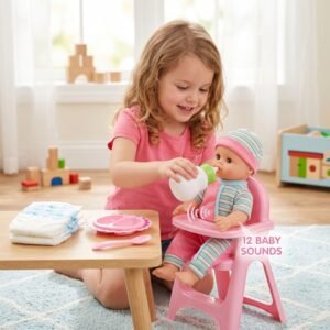 Smart Baby Boy Interactive Doll – Complete Newborn Care & Diapering Set (2+ Years)