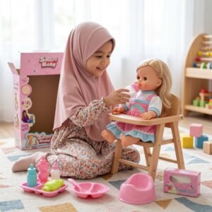 Smart Baby 30cm Deluxe Interactive Doll – Mega Vanity Training Set (2+ Years)