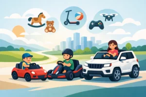 دليل شراء سيارات الأطفال الكهربائية حسب العمر